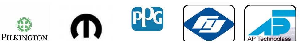 Auto glass brands - Safelite, Pilkington, AGC, PGW, Mopar OEM